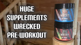 New 20 WRECKED  Is The New Formula Better  Huge Supplements Wrecked PreWorkout REVIEW [upl. by Nos]