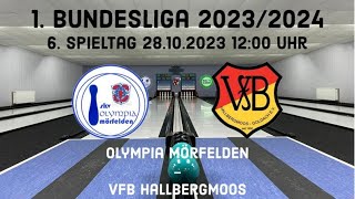 1 Bundesliga 20232024 6 Spieltag Olympia Mörfelden  VfB Hallbergmoos  Bojan Vlakevski 758 [upl. by Landmeier]