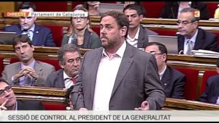 Junqueras La salutació feixista que hem vist al Parlament és delicte en qualsevol país democràtic [upl. by Ledah333]