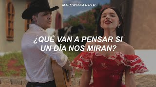 Christian Nodal Ángela Aguilar  Dime Cómo Quieres Letra [upl. by Nonnarb]