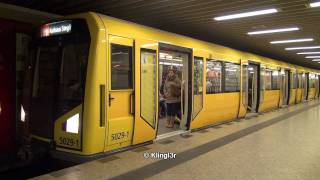 UBahn Berlin HZug Abfahrt Berliner Straße U9 [upl. by Doria]