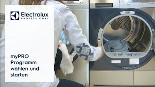 myPRO Programm wählen und starten  Electrolux Professional [upl. by Limay]