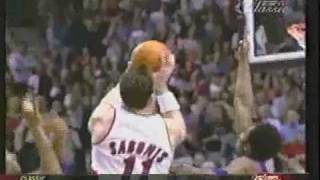 Kobe Bryant Blocks Arvydas Sabonis [upl. by Schreibman]