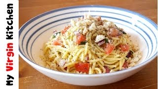 BRUSCHETTA SPAGHETTI RECIPE [upl. by Luemas]