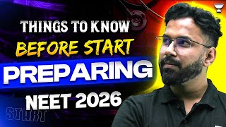 Things to Know Before Start Preparing for NEET 2026  NEET Preparation Strategy  Anupam Upadhyay [upl. by Asiluy]