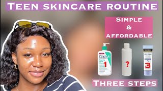 HOW TO BUILD THE BEST SIMPLE amp AFFORDABLE SKINCARE ROUTINE FOR TEENAGERS  For all skin types [upl. by Elvera]