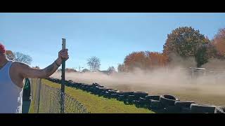 Terryville fairgrounds snowmobile grass drag races over 65 MPH [upl. by Mcmath354]