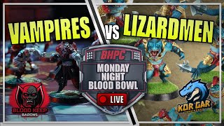 🔴VAMPIRES vs LIZARDMEN LIVE Blood Bowl BONEHEAD CHAMPIONSHIP  Monday Night Blood Bowl [upl. by Asserak]