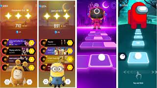 Oddbods vs Minions vs Squid Game vs Among Us Tiles Hop [upl. by Kaplan28]