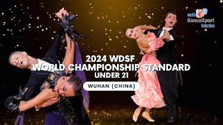 2024 WDSF World Championship Standard Under 21 Semifinal and Final  Wuhan CHN [upl. by Laraine]