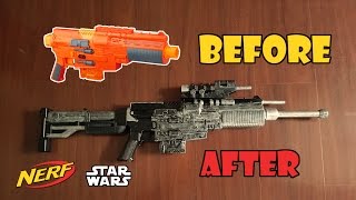 COMMUNITY Nerf STAR WARS Cpt Cassian Andor Sniper Rifle  by JODOCAST [upl. by Reyotal]