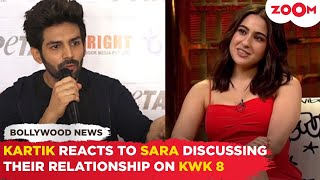 Kartik Aaryans SHOCKING comment on Sara Ali Khan discussing their relationship on Koffee With Karan [upl. by Anovad740]