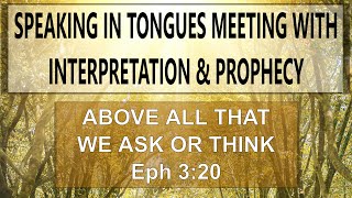 Prayer amp Interpretation of Tongues Prophecy [upl. by Duomham]