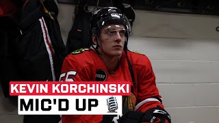 Kevin Korchinski Micd up 🎙️ Chicago Blackhawks [upl. by Oberon750]