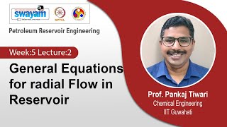 Lec 14 General Equations for radial Flow in Reservoir [upl. by Noram200]