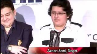 Adnan Sami launches his son Azaan Sami [upl. by Ayikur]