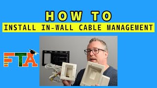 How to Hide Cables in the Wall  DIY Solution  Service Call Examples  Make Money as an Onsite Tech [upl. by Towney]