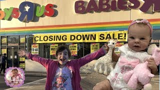 GOODBYE TOYS R US  A SPECIAL REBORN OUTING WITH BETHANY for Theme Thursday [upl. by Maag]