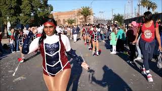 Abramson Sci Marching band 2023 Sugar bowl parade Full Coverage highlights [upl. by Tereb752]