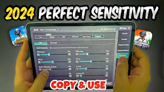 NEW BEST SENSITIVITY FOR IPAD 2024🔥 0 RECOIL SENSTIVITY FOR ALL IPAD IPHONE 🍏 PUBG MOBILE [upl. by Horick]