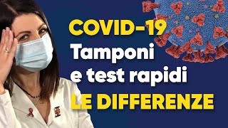 Covid19 Tamponi e test rapidi quali sono le differenze La guida completa [upl. by Jemmie328]