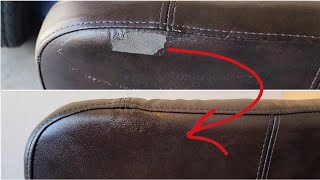 How To Repair Cracked or Peeling Leather amp Vinyl Material  For Car Leather or Furniture Leather [upl. by Kcirnek]