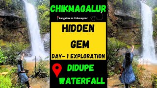 Chikmagalur Adventure Day 1 Exploration  Must Visit Spot Revealed  DIDUPE WATERFALLSCHIKMAGALUR [upl. by Anikat]