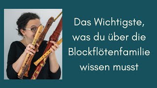 Was du über die Blockflötenfamilie wissen musst Kathrin Härtel Blockflöte [upl. by Asenav]