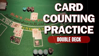 Card Counting Practice with Double Deck Blackjack [upl. by Peirsen163]