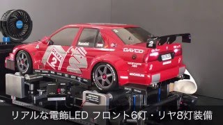 タミヤ 18 アルファロメオ155 DTM 電飾・4本出しマフラー仕様 [upl. by Schilling259]