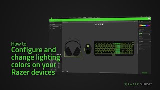 How to configure and change lighting colors on your Razer devices [upl. by Katalin]