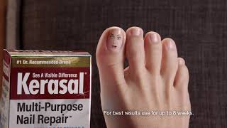 Kerasal® MultiPurpose Nail Repair™ Nail Solution for Discolored and Damaged Nails [upl. by Katz]