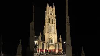 Explore Ghent Belgium at Night [upl. by Flosi]