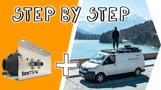 Einbauanleitung einer Planar 2D Diesel Standheizung in einen VW T5 DIY Campervan Unterflur [upl. by Haimehen135]