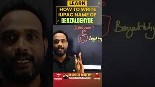 How to Write the IUPAC Name of Benzaldehyde chemistry tricks shorts kasimsiracademy [upl. by Saixela186]