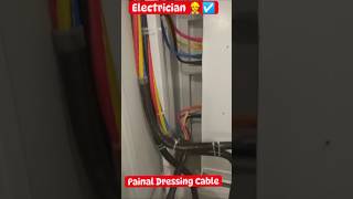 Main Painal Cable Dressing Fittings 🤯▶️  Cable Connecting electrical [upl. by Cozmo]