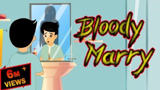 Bloody Marry Horror Story  Horror stories for kids  Hindi Cartoon  Mahacartoon Tv Adventure [upl. by Piwowar]