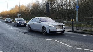 carspotting in alderley edge December Part 2  4 audi r8s Ferrari roma aventador sv and more [upl. by Idnor594]