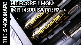 Nitecore 14500 IMR LiIon Rechargeable Battery Capacity Testing  TheSmokinApe [upl. by Anihsit]