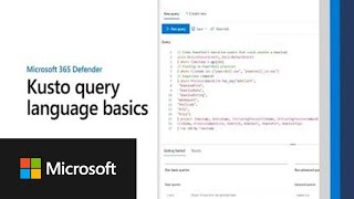 KQL Basics  Microsoft 365 Defender [upl. by Orren930]