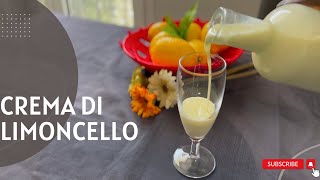 How To Make Smooth Homemade Crema di Limoncello  The Perfect Summery Taste Of Italy [upl. by Jeffcott]