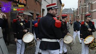 🥁 pré sortie Les Marcheurs de la Vierge ForchiesLaMarche 2023 🥁 vidéo 1 🥁 folklore belgium 🥁 [upl. by Kreis314]