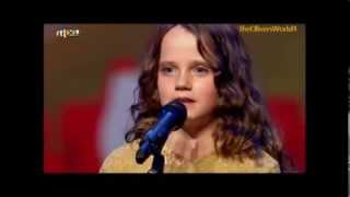 Amira Willighagen zingt opera  Hollands Got Talent 2013 complete versie incl interviews [upl. by Enalb]