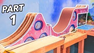 FINGERBOARD MEGA RAMP CONSTRUCTION PT1 [upl. by Applegate]