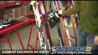 Garmont Excursion Ski Boots Review Video by ORS Cross Country Skis Direct [upl. by Attenov861]