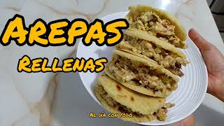 Arepas rellenas de atún [upl. by Llednav]