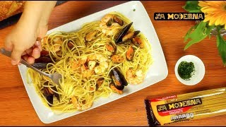 Spaghetti con Frutti di Mare al Vino Blanco [upl. by Alak723]