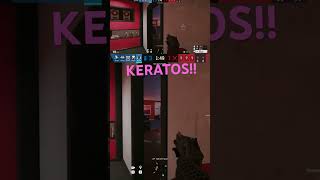 I love the keratos 😂 youtubeshorts funny gaming clutch rainbowsixsiege funnymoments [upl. by Avery803]