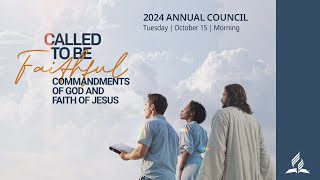 General Conference Annual Council 2024  October 15  Morning [upl. by Laefar]