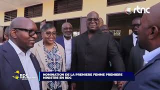 NOMINATION DE LA PREMIERE FEMME PREMIERE MINISTRE EN RDC [upl. by Hardunn]